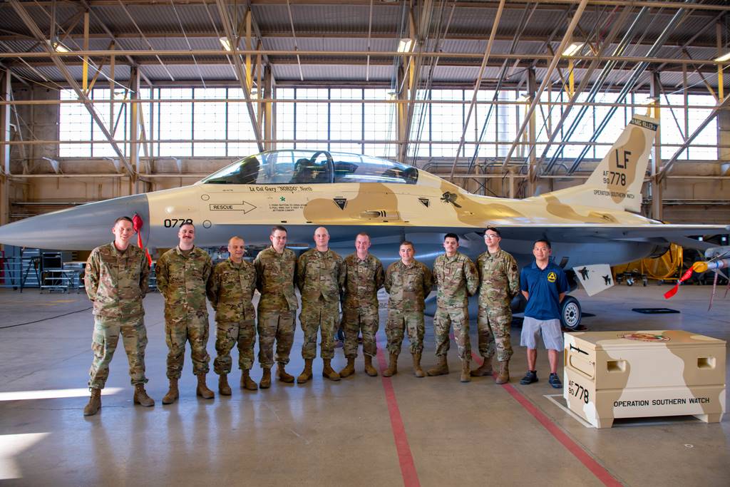 USAF "Mig Killer" F16 receives heritage color scheme Blog Before
